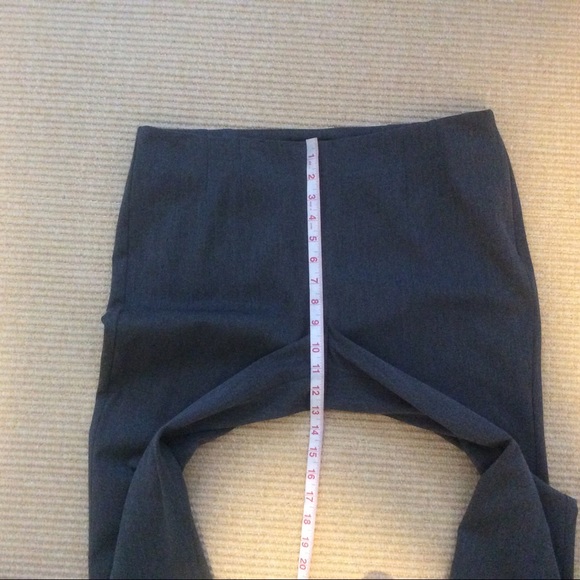 Talbots Gray Bi-Stretch Straight Leg Pants - 12 - Picture 4 of 9
